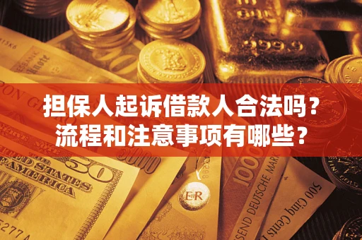 济南担保人起诉借款人合法吗？流程和注意事项有哪些？