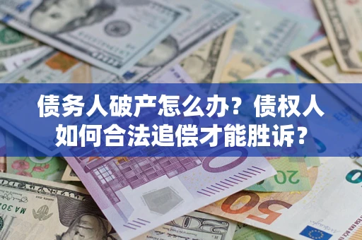 济南债务人破产怎么办？债权人如何合法追偿才能胜诉？
