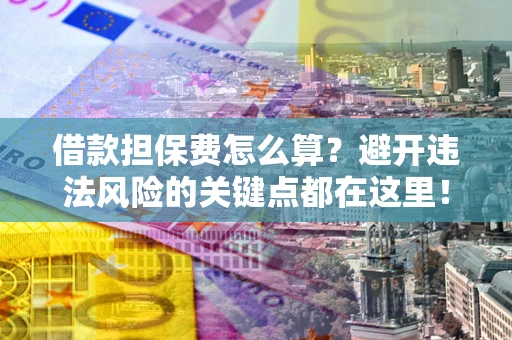 济南借款担保费怎么算？避开违法风险的关键点都在这里！
