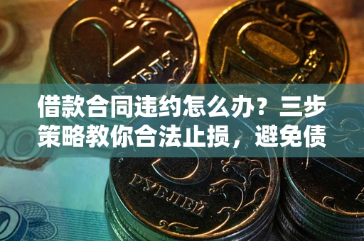 济南借款合同违约怎么办？三步策略教你合法止损，避免债务危机升级